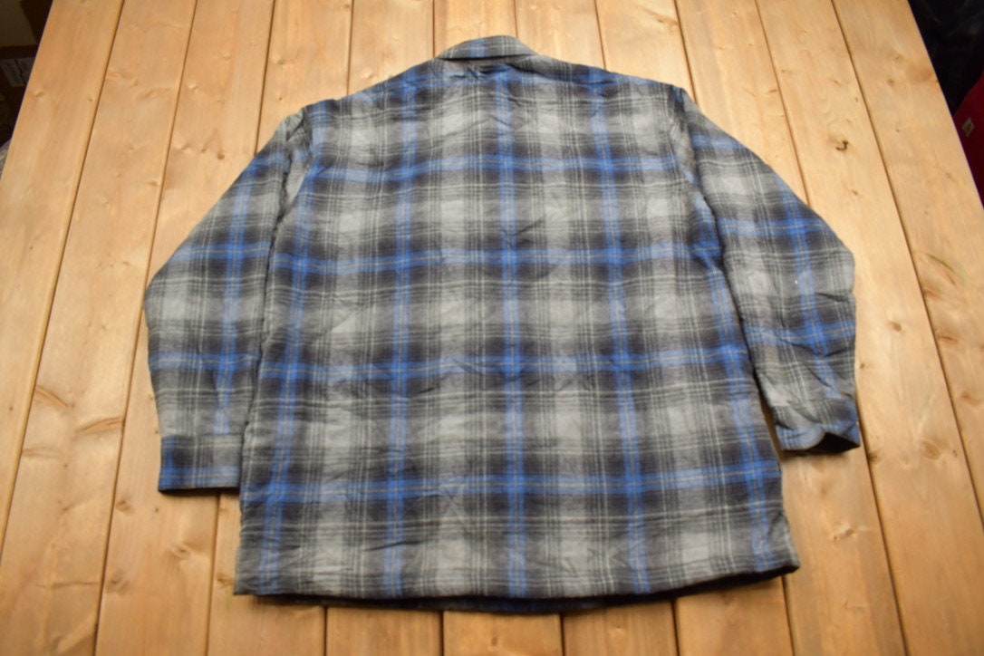 Vintage 1990s St Johns Bay Plaid Flannel Button Up Shirt