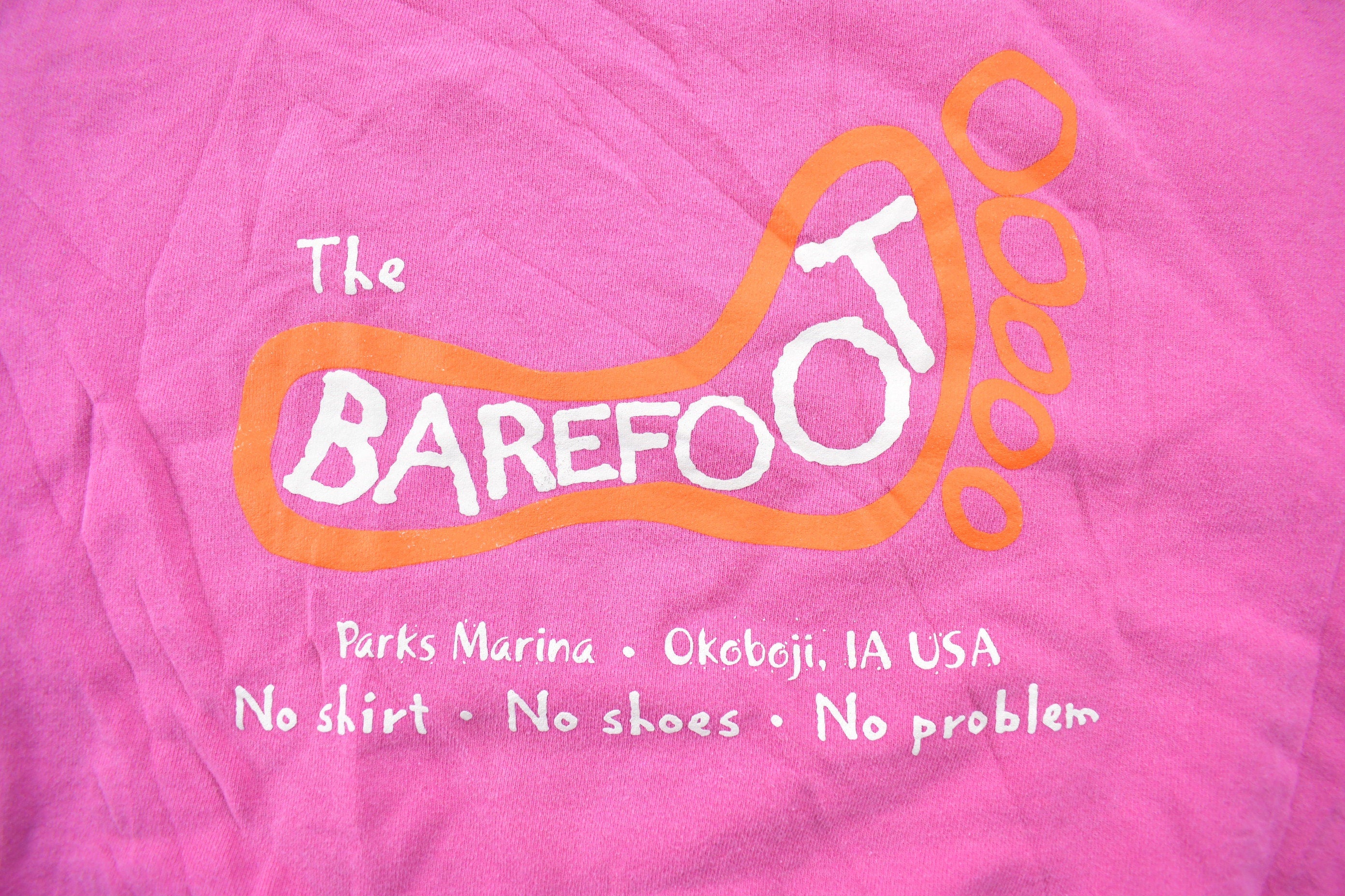Vintage 1990s The Barefoot Charity Walk Crewneck Sweatshirt