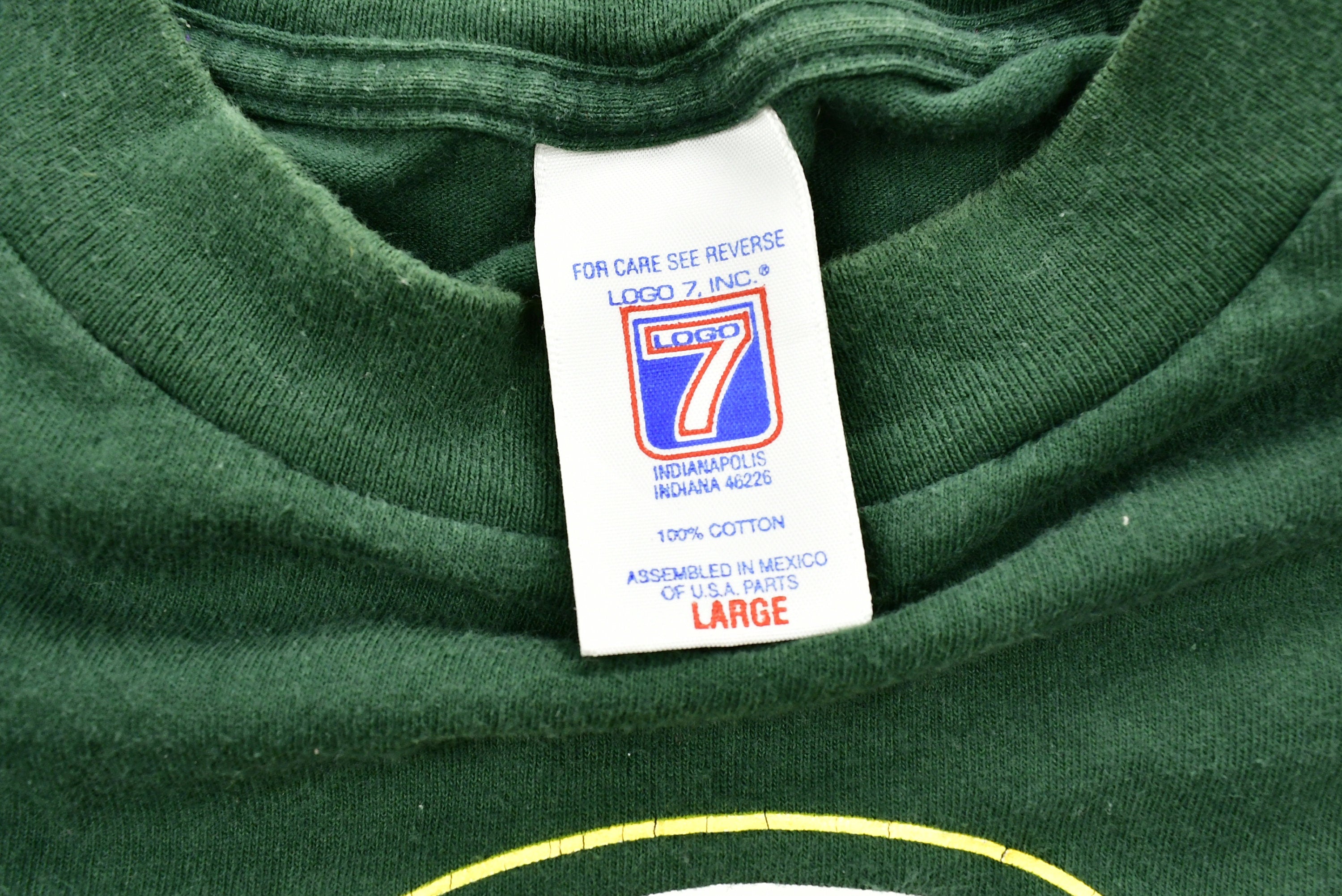 Vintage 1998 Greenbay Packers Super Bowl Logo 7 T-Shirt , Graphic , 80s , 90s , Streetwear , Retro Style