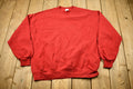 Vintage 1990s Blank Red Jerzees Crewneck Sweatshirt