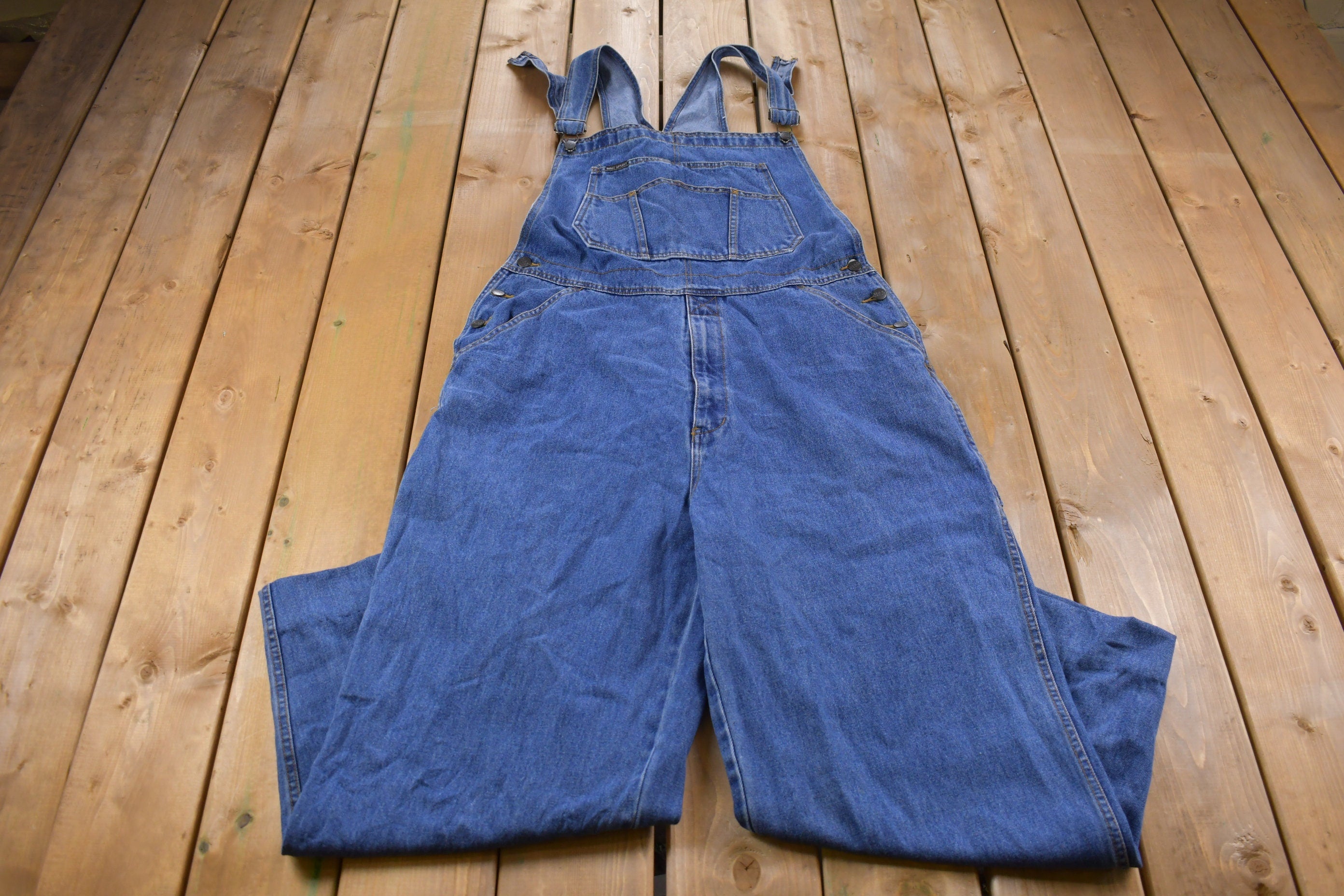 Vintage 1990s MaC Sport Jean Overalls Size XL