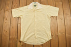 Vintage 1990s Hill & Archer Blank Button Up Shirt