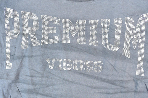 Women Vintage Vigoss Premium Y2K T-Shirt / Vigoss Grunge Skull Print / Contrast Stitch / Internet Famous Clothing / Over Dyed