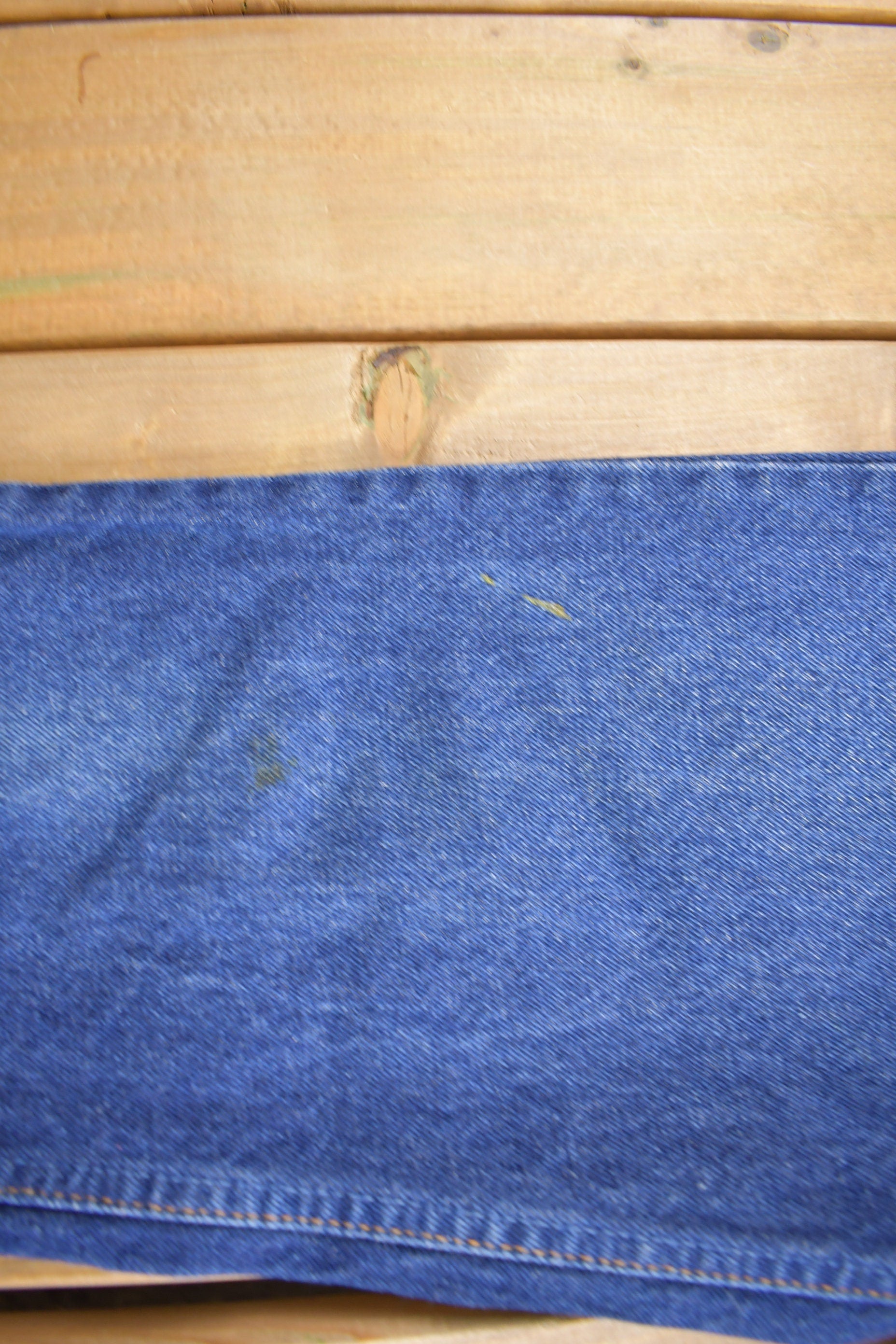 Vintage 1970S Levi's 619 Orange Tab Jeans Size 34 x 32