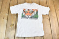 Vintage 1990s Eyes on Survival Realistic Tiger Theme Single Stitch Graphic T-Shirt