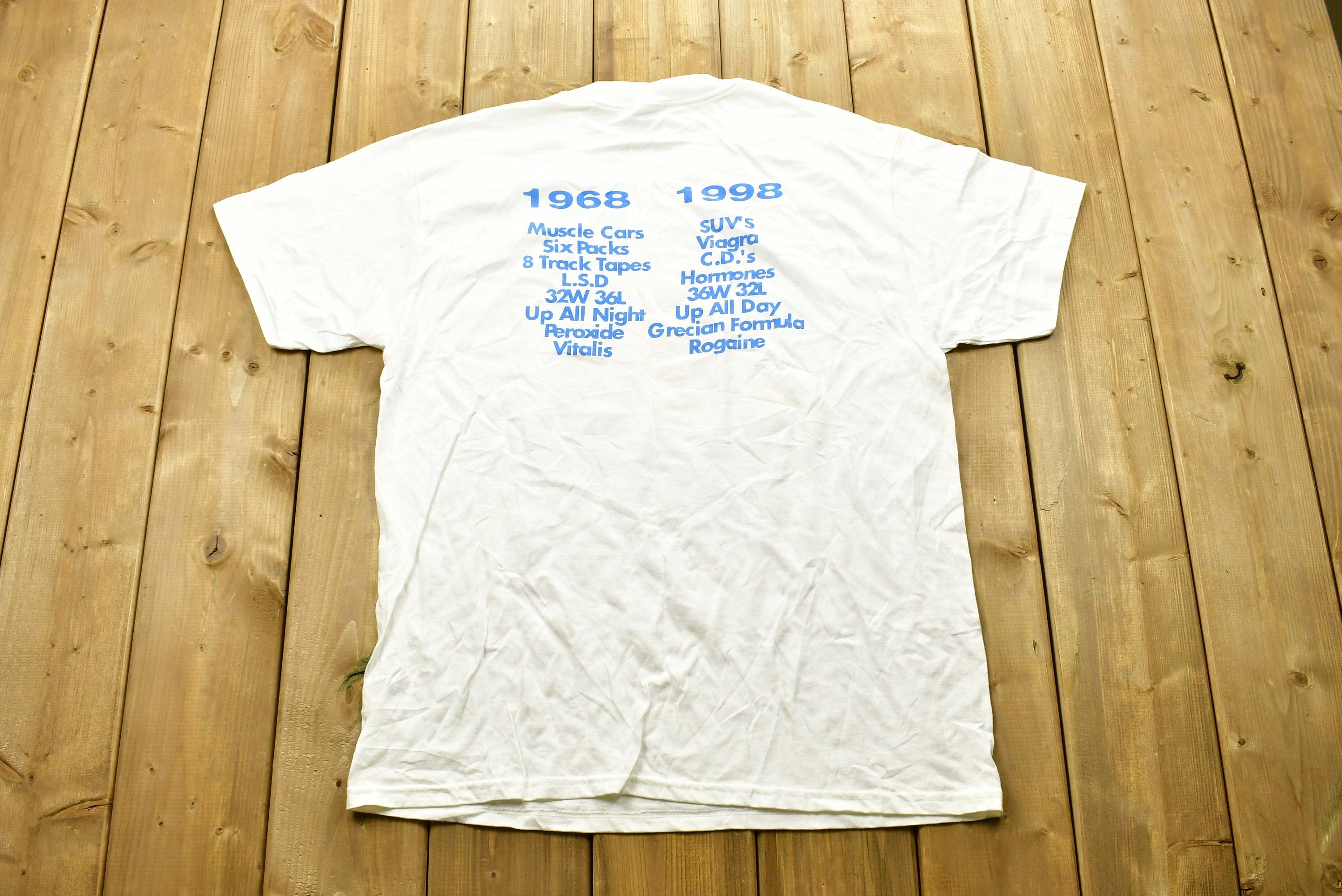 Vintage 1998 Class of 1968 Novelty T-Shirt