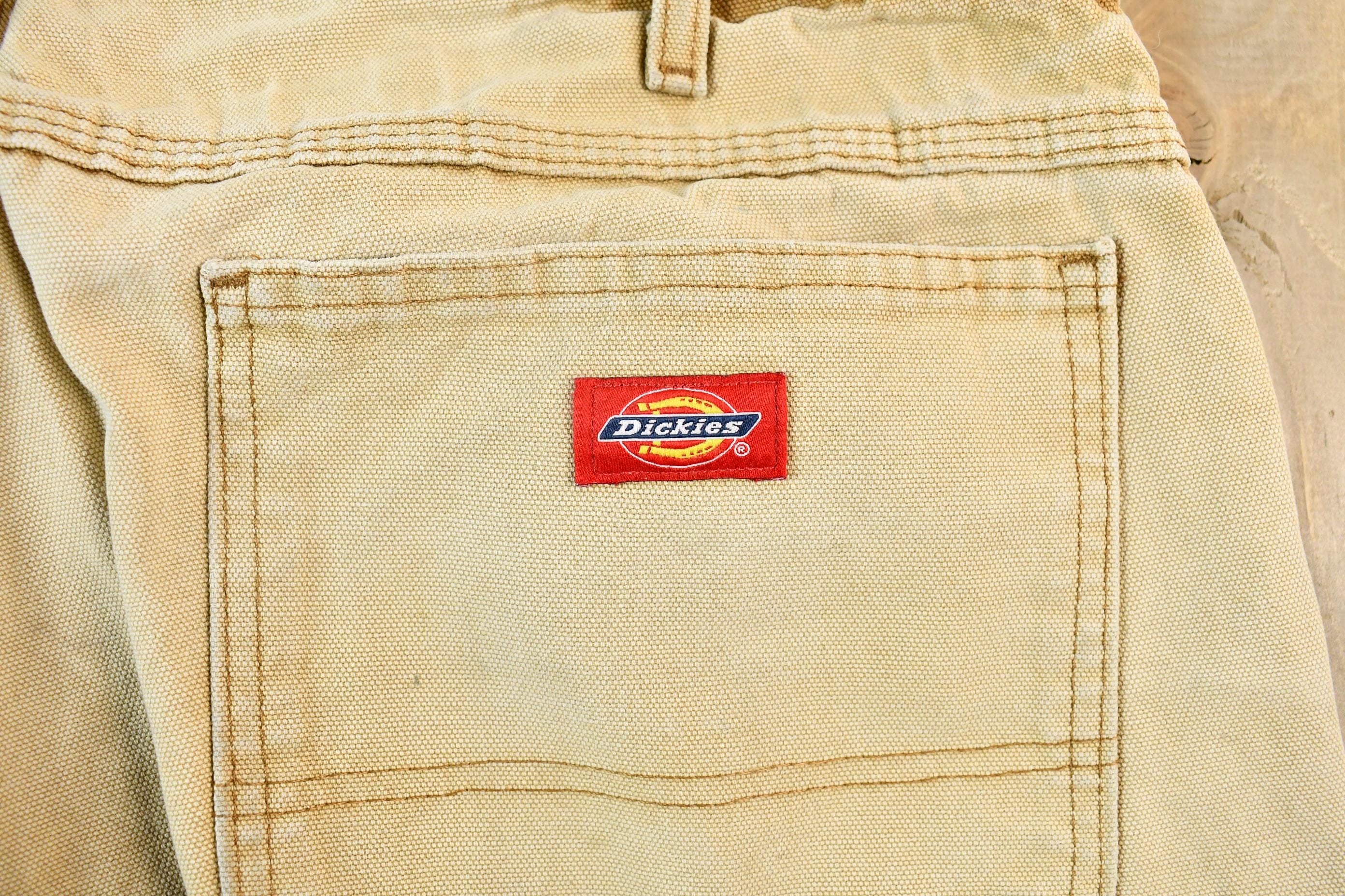 Vintage 2000s Tan Dickies Carpenter Work Pants Size 36 x 31
