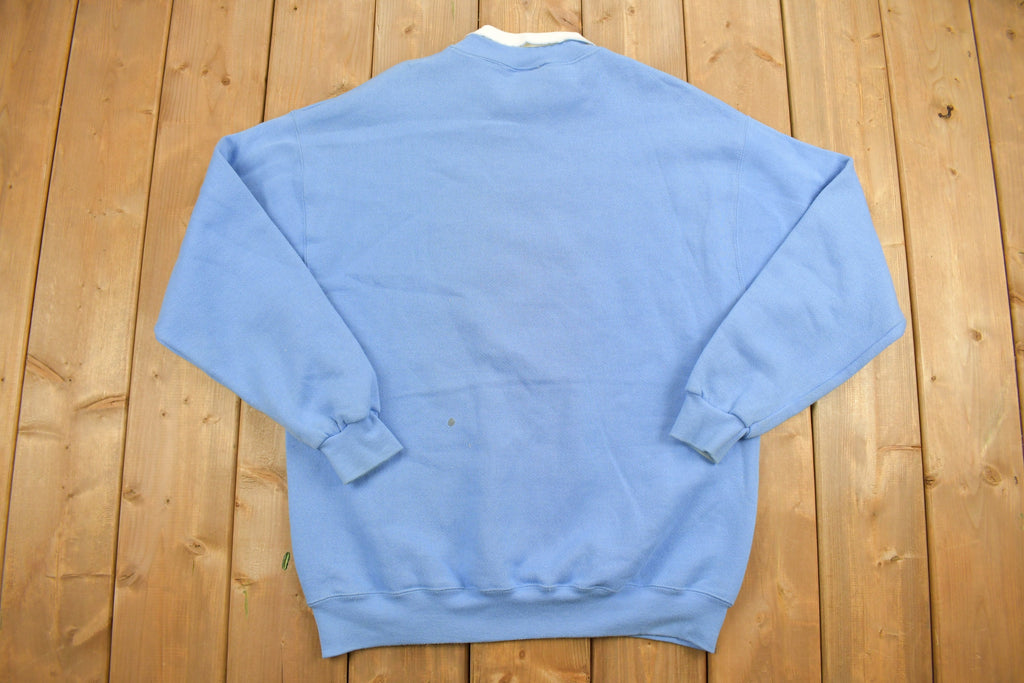 Vintage 1990s Alaska Collared Crewneck Sweatshirt