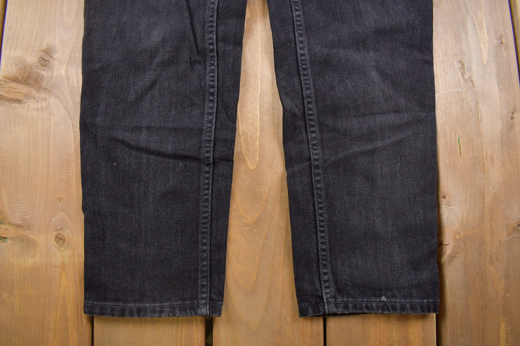 Vintage 1990s Levi's 550 Red Tab Black Jeans Size 26 x 30