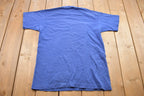 Vintage 1990s Blank Blue Fruit Of the Loom T-Shirt