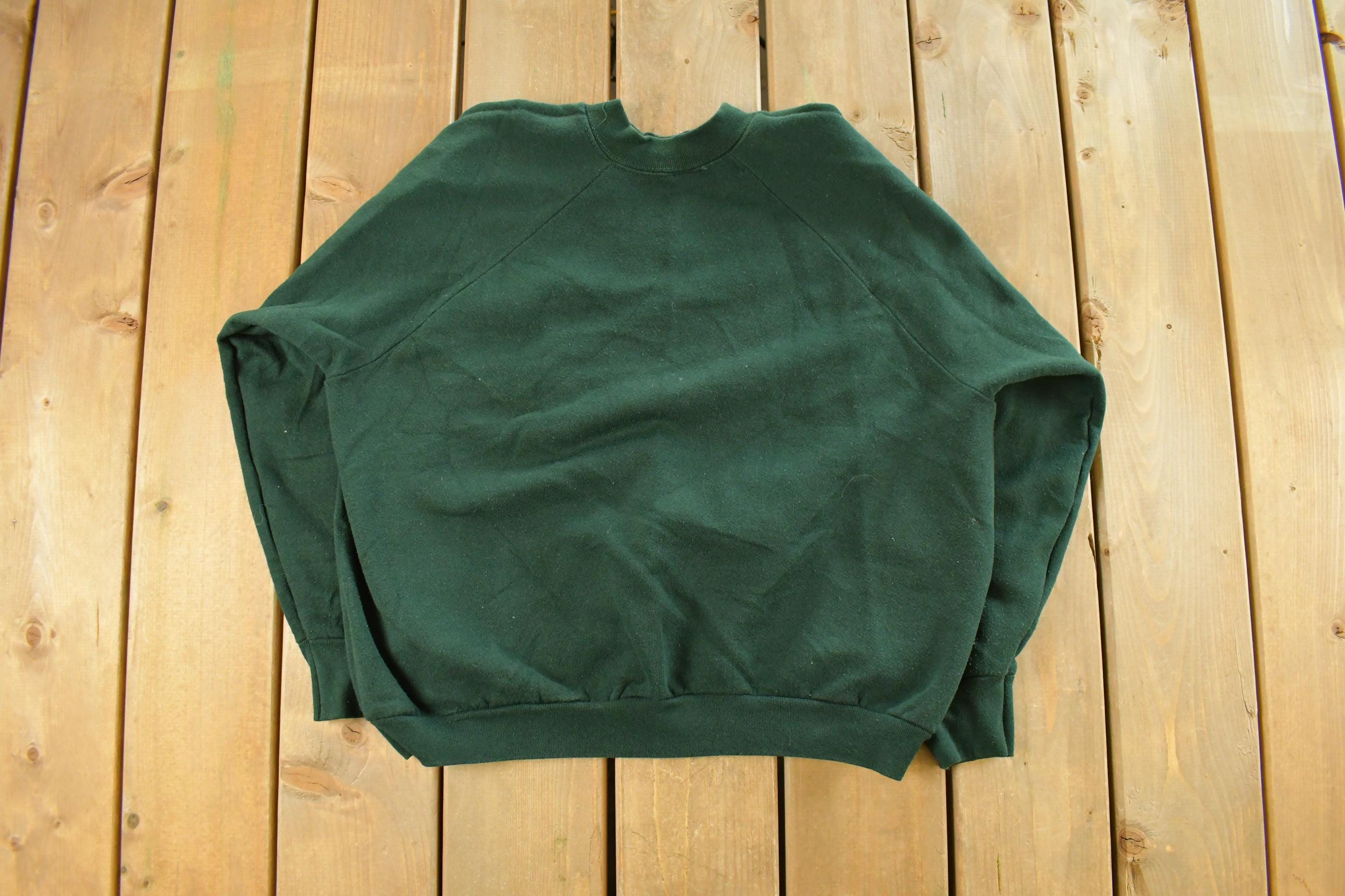 Vintage 1990s Fruit Of The Loom Blank Crewneck Sweatshirt Women's Large