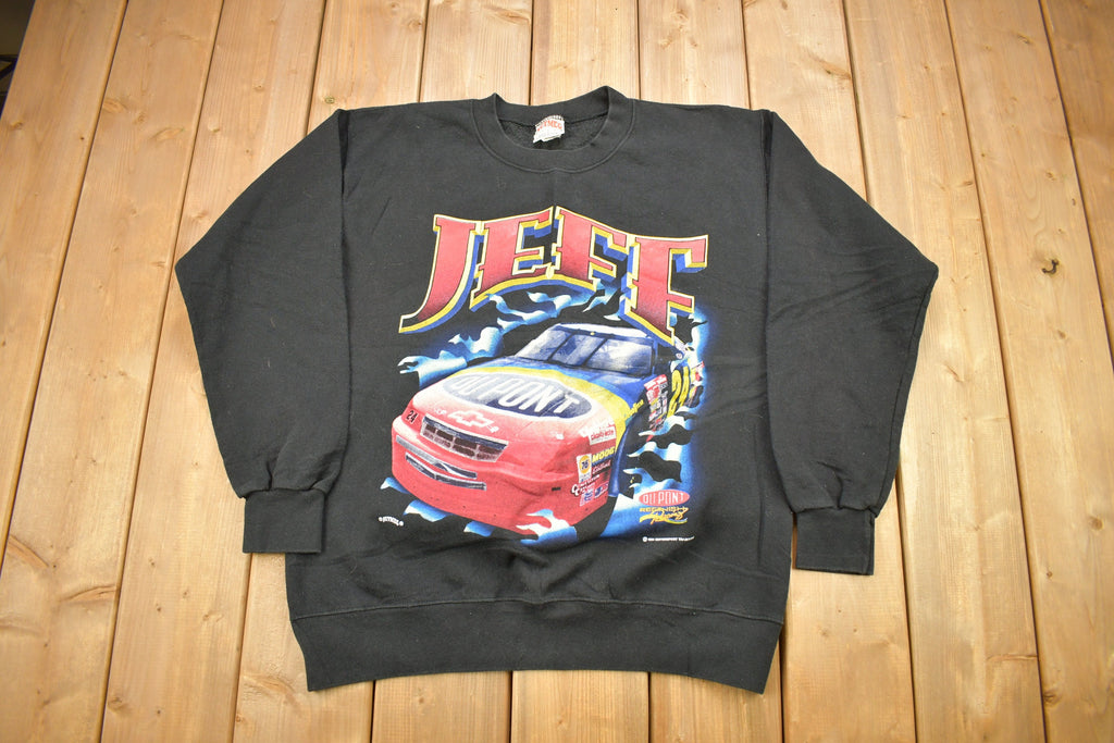 Vintage 1994 Jeff Gordon NASCAR Double Sided Crewneck Sweatshirt