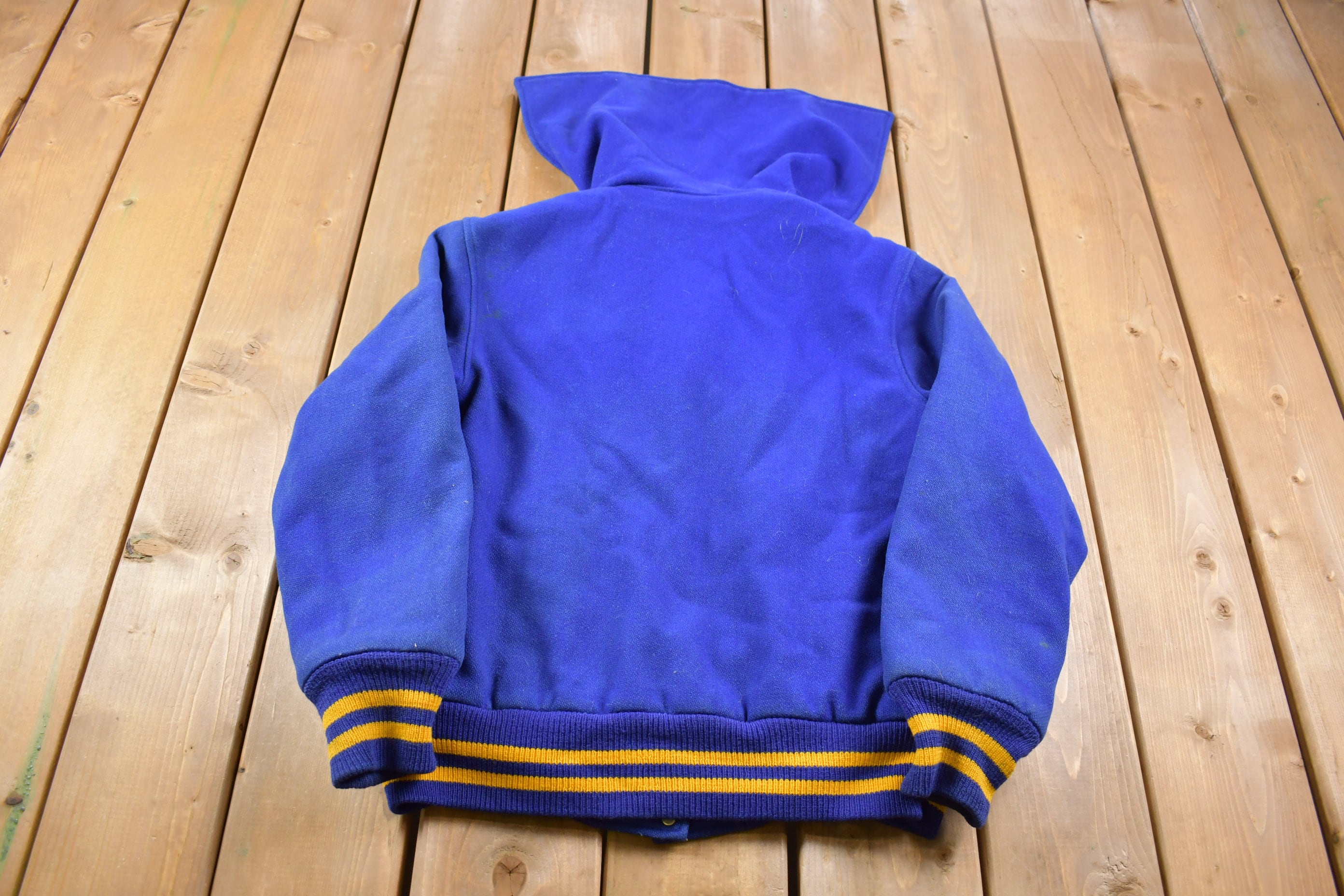 Vintage 1980s Diamond Quilt Lined Waseca Wool Jacket