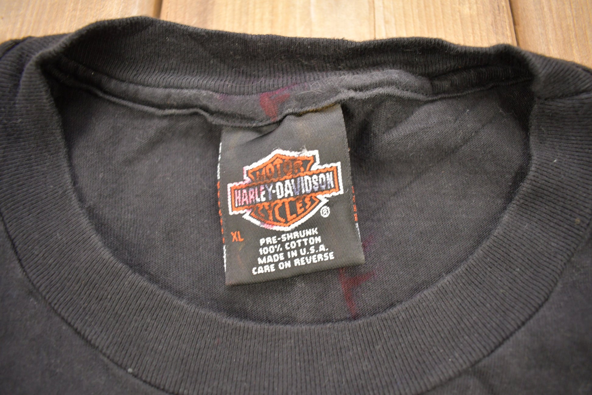 Vintage 1995 Harley Davidson Motorcycles "Zooks" Des Moines IA T-Shirt