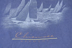 Vintage 1990s Germany Sailboats Souvenir Travel T-Shirt Men's XL