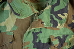 Vintage 1993 Army Woodland Camo Cold Weather Military Field Jacket Men's Large