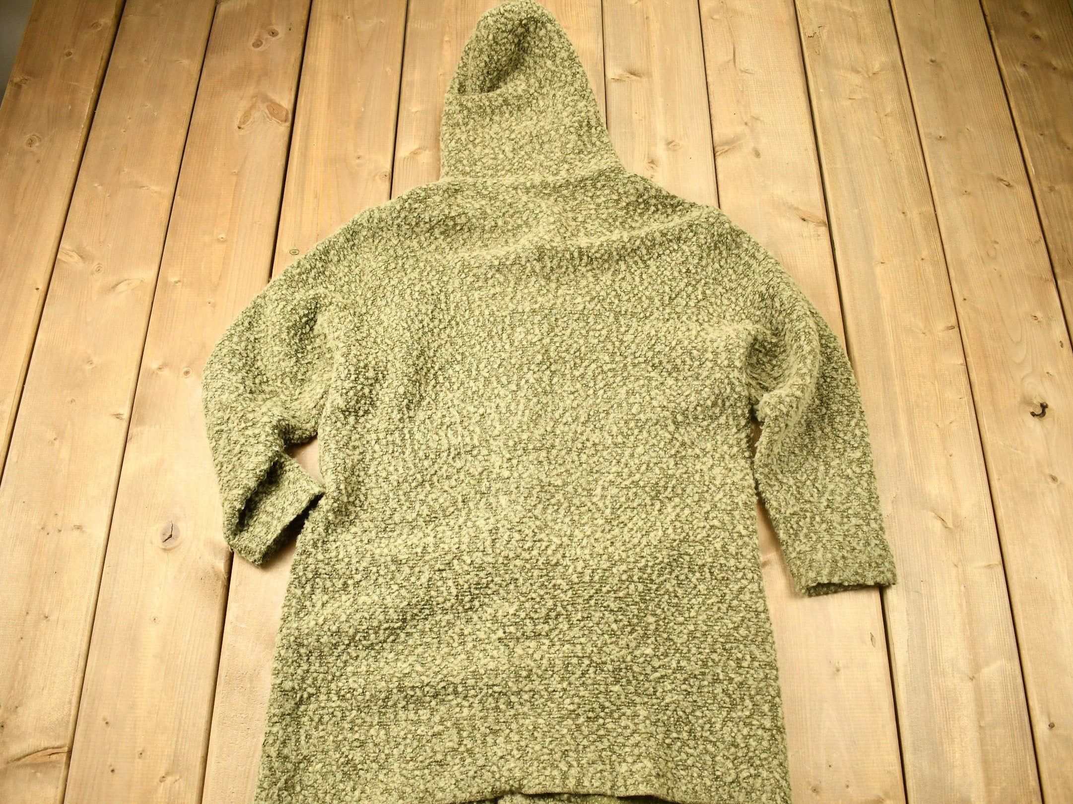 Vintage 1990s Button Up Fleece Hoodie