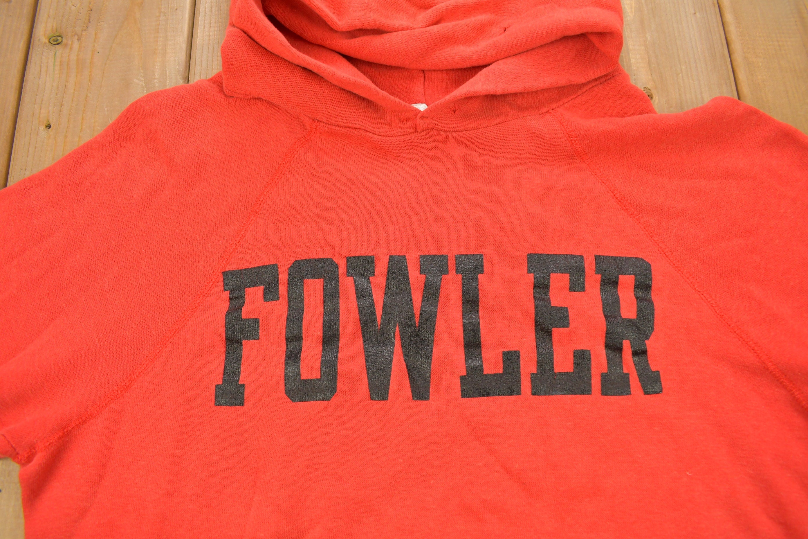 Vintage 1970s Fowler University Collegiate Champion Hoodie