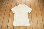 Vintage 1980s LL Bean Quarter Button Women's Polo Shirt