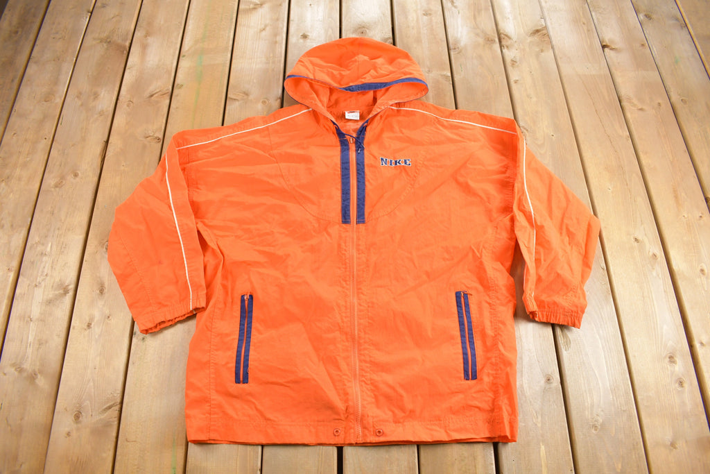 Vintage 1990s Nike Big Swoosh Windbreaker Jacket