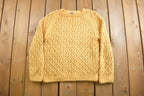 Vintage 1980s Chunky Knit Crewneck Sweater