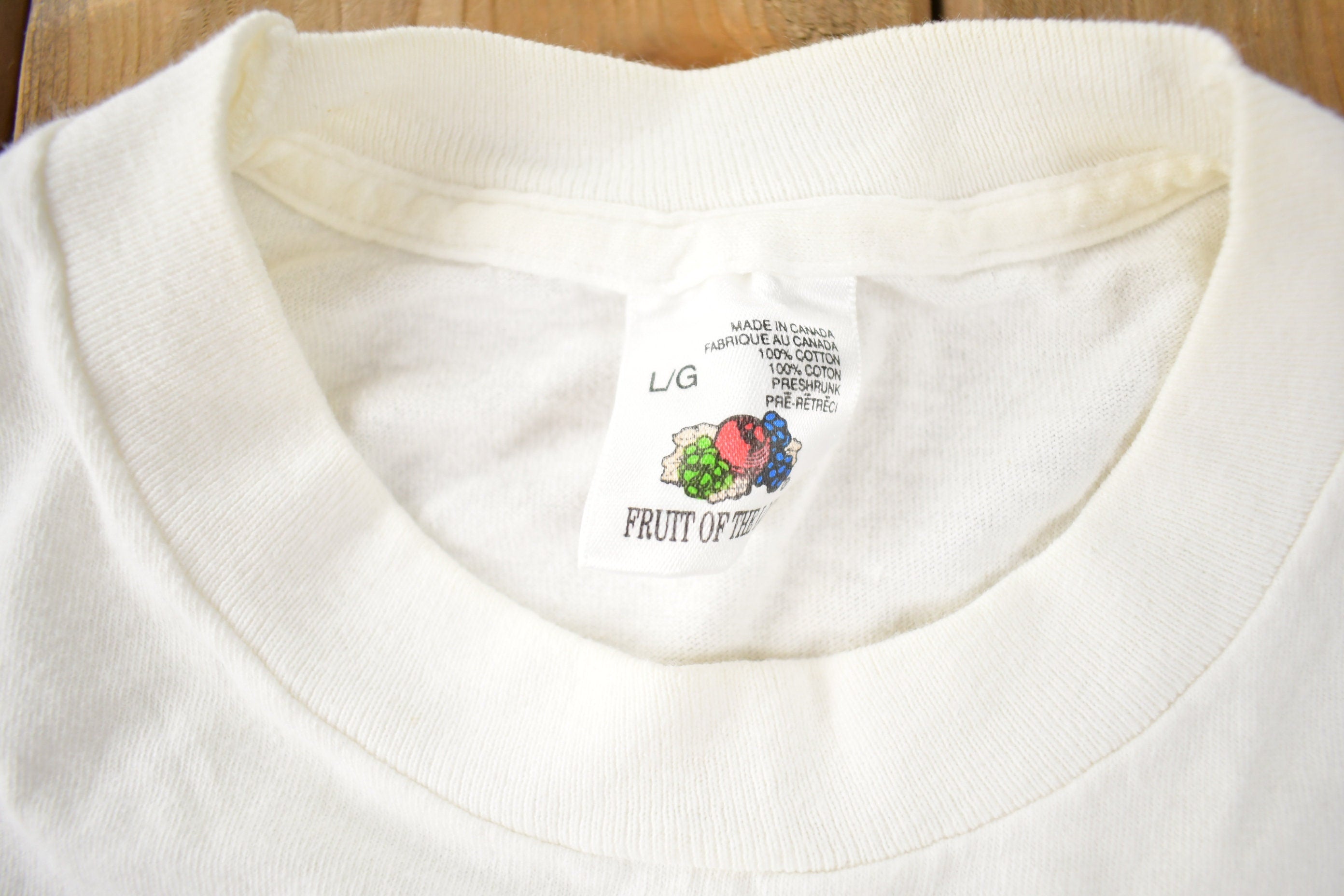Vintage 1994 Canadian Wildlife Federation Souvenir Travel T Shirt Made In Canada