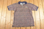 Vintage 1990s Nautica Boating Quarter Button Shirt Men's M / Preppy Button Up / 90's Dress Shirt