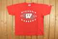 Vintage 1990s University Of Wisconsin Badgers Collegiate T-Shirt NCAA Tee