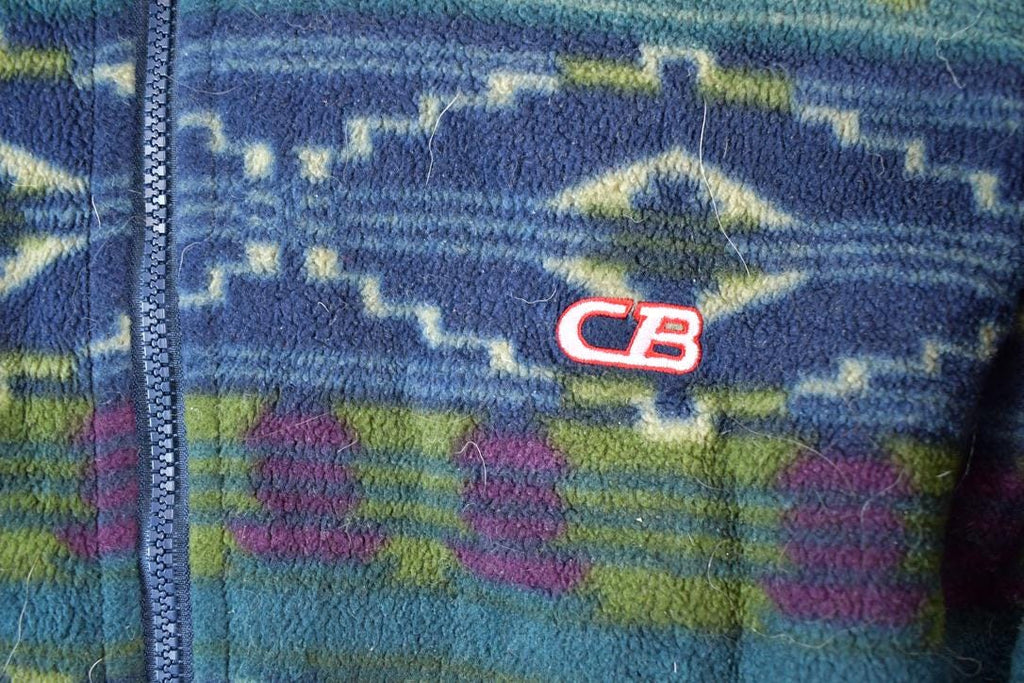 Vintage 1990s Cb Reversible Fleece Outdoorsman Sweater Mens XL