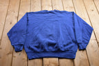 Vintage 1990s Blank Blue Crewneck Sweatshirt