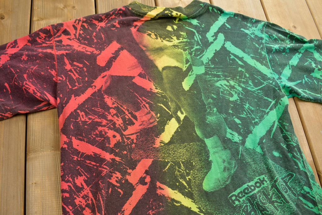 Vintage Early 1990s Reebok Black Top T-shirt