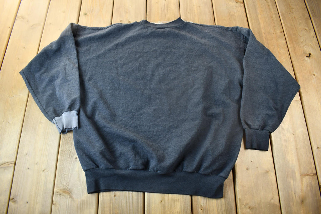 Vintage 1990s Jean Machine "We Are Denim" Graphic Crewneck Sweatshirt