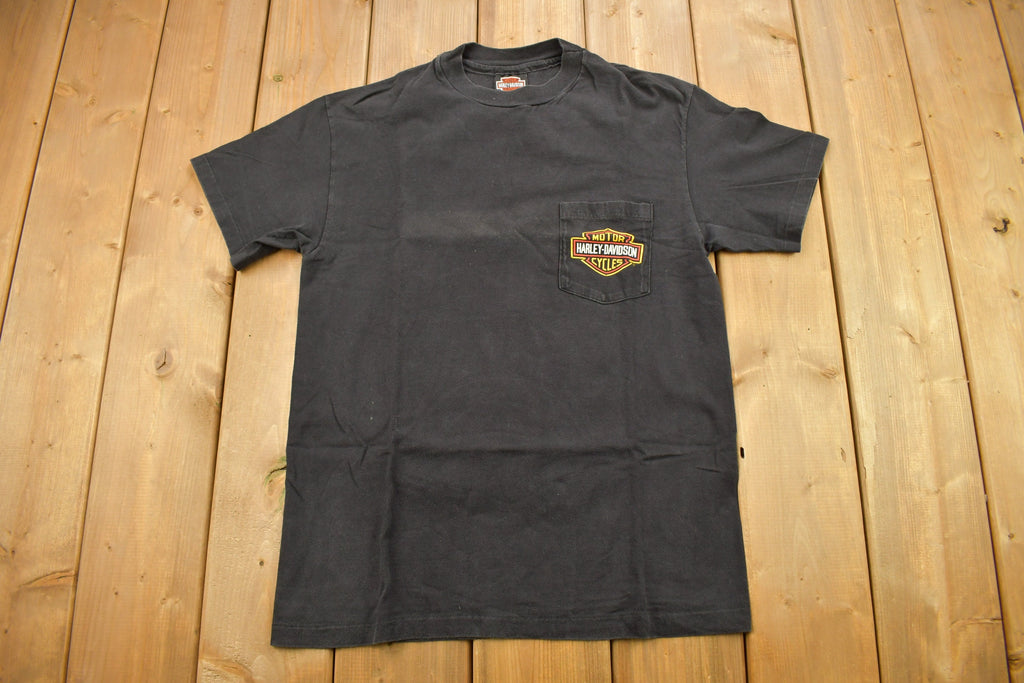 Vintage 1990 Orange County Harley Davidson Santa Ana California T-Shirt