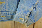 Vintage 1970s Lee Storm Riders Lined Jean Jacket