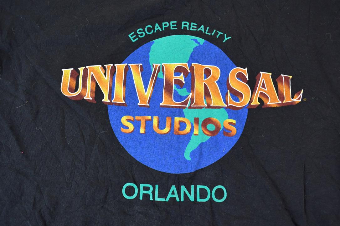 Vintage 1990s Universal Studios Orlando Disney Cartoon Promo T-Shirt