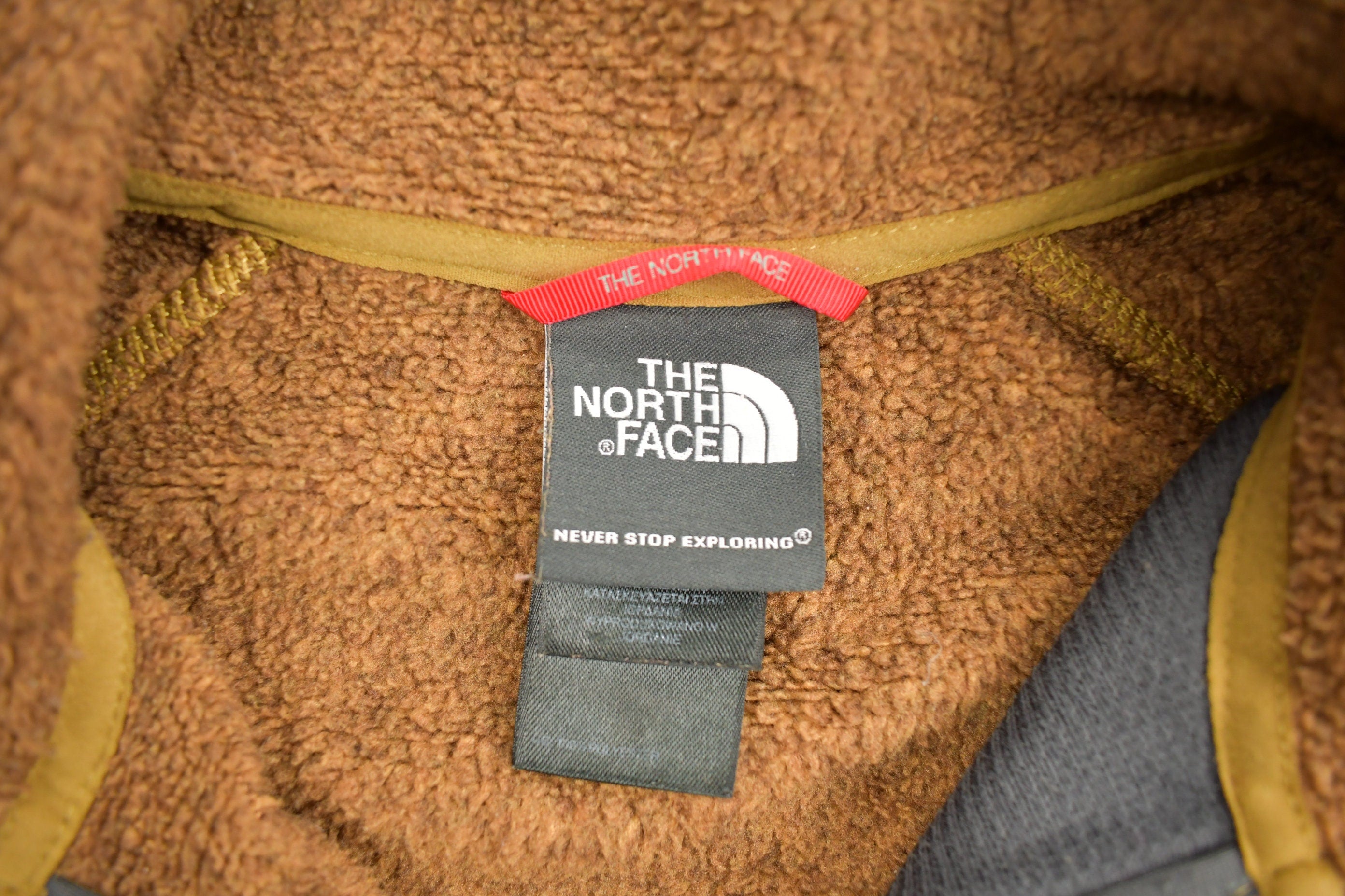 Vintage 1990s Brown The North Face Fleece Sweater