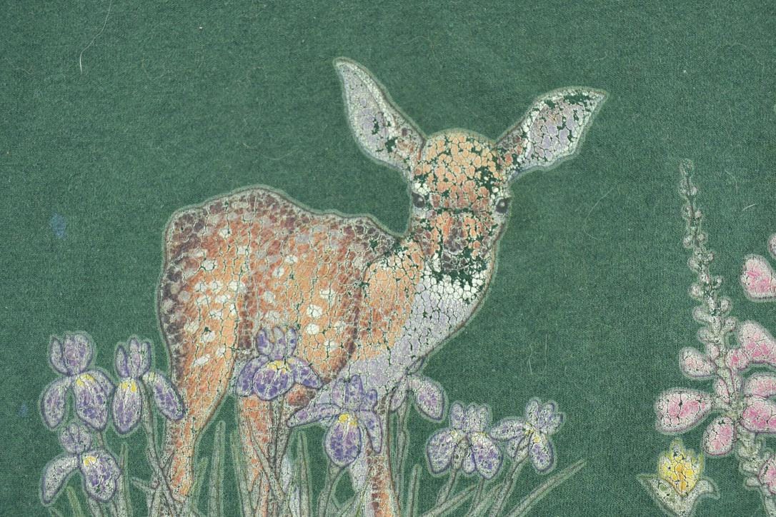 Vintage 1990s Deer Theme Graphic T-Shirt