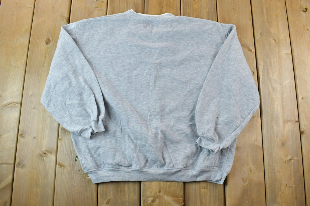 Vintage 1990s Christmas Birds Double Collar Cute Crewneck Sweater