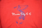 Vintage 1990s Red Mason City Golf Crewneck Sweatshirt