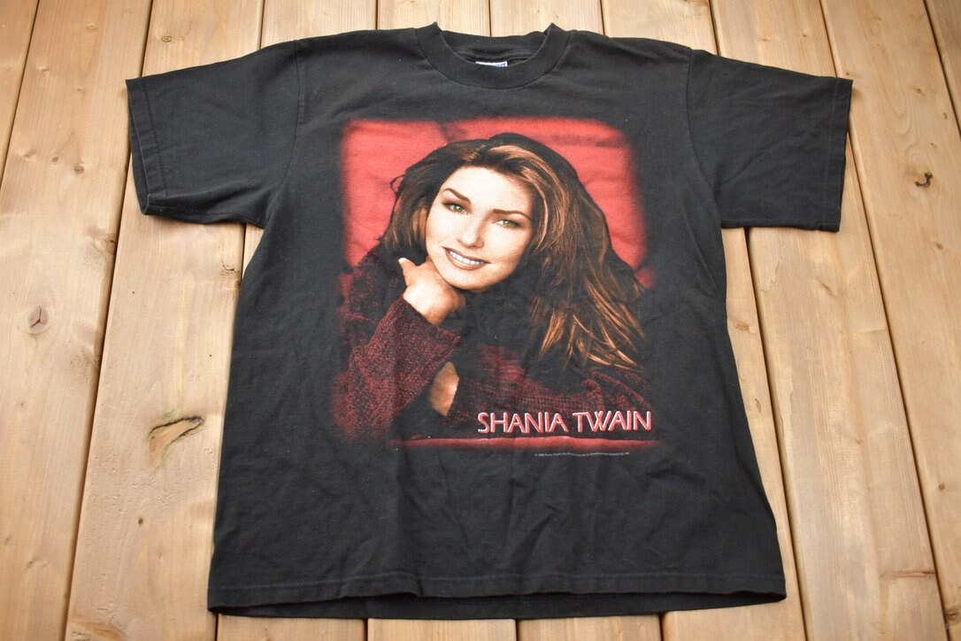 Vintage 1998 Shania Twain Country T Shirt Single Stitch