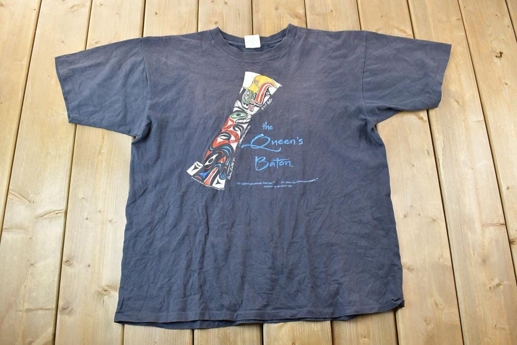Vintage 1994 The Queens Baton Souvenir T-Shirt