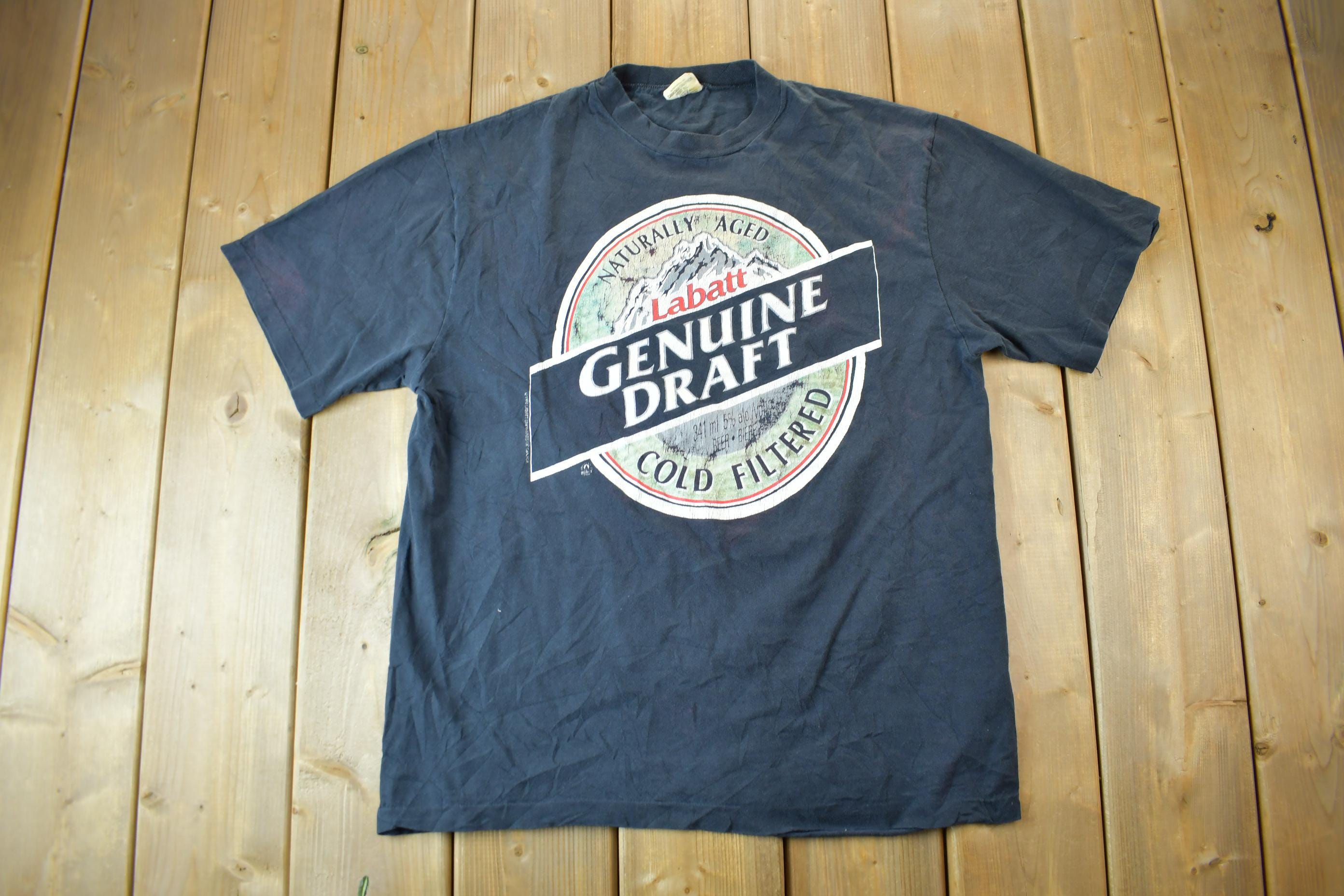 Vintage 1990s Labatt Genuine Draft Graphic T-Shirt
