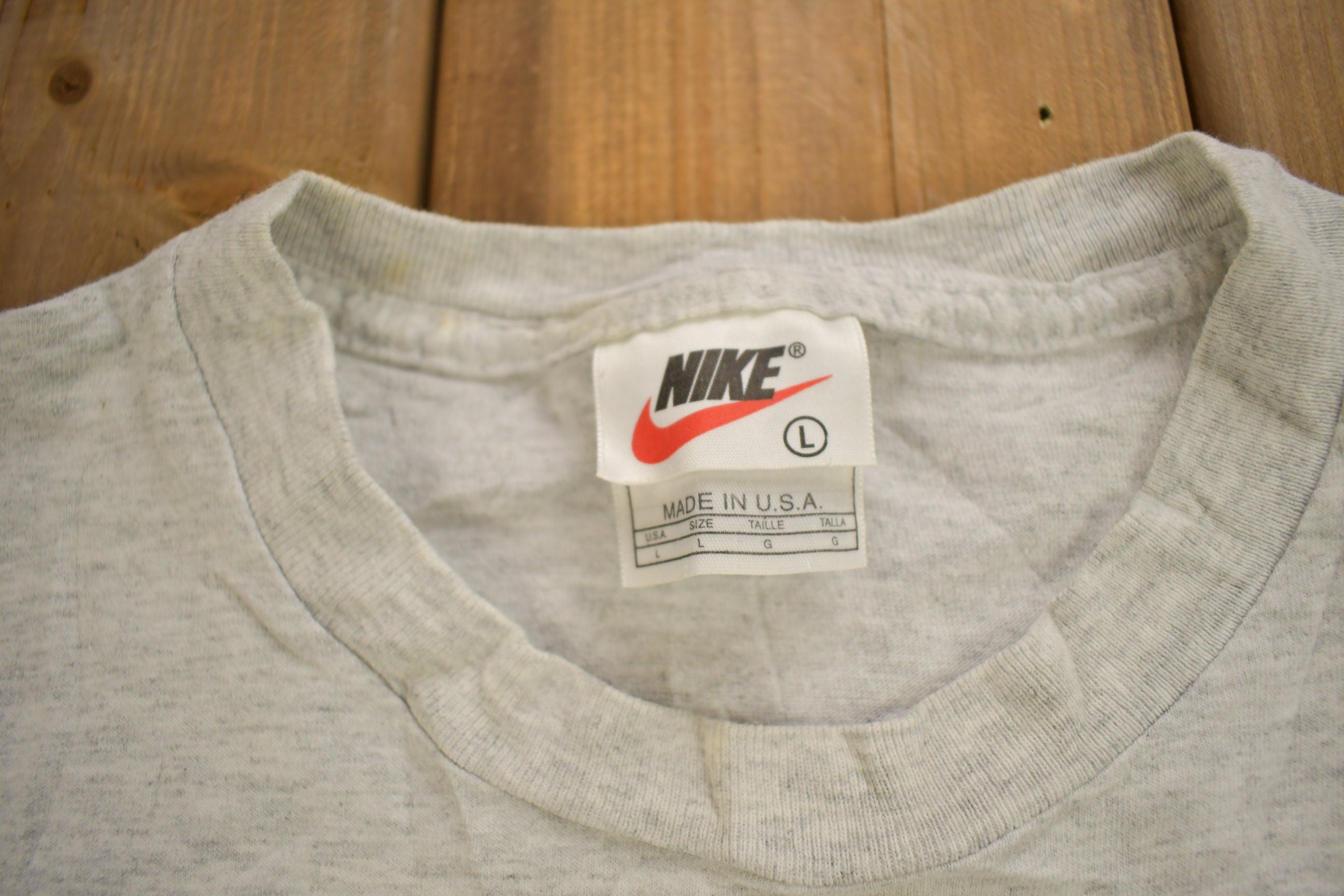 Vintage 1990s Nike Big Swoosh Graphic T-Shirt