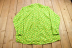 Vintage 1990s Lloyd Johnson Duckling Pattern Button Up Shirt