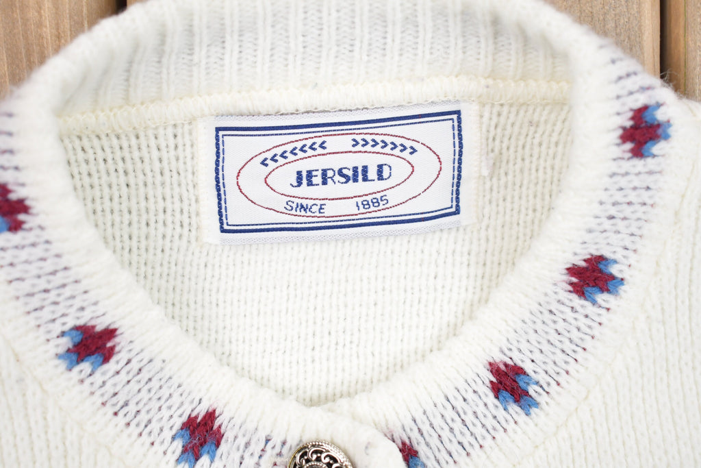 Vintage 1990s Jersilo Button Up Cardigan Sweater