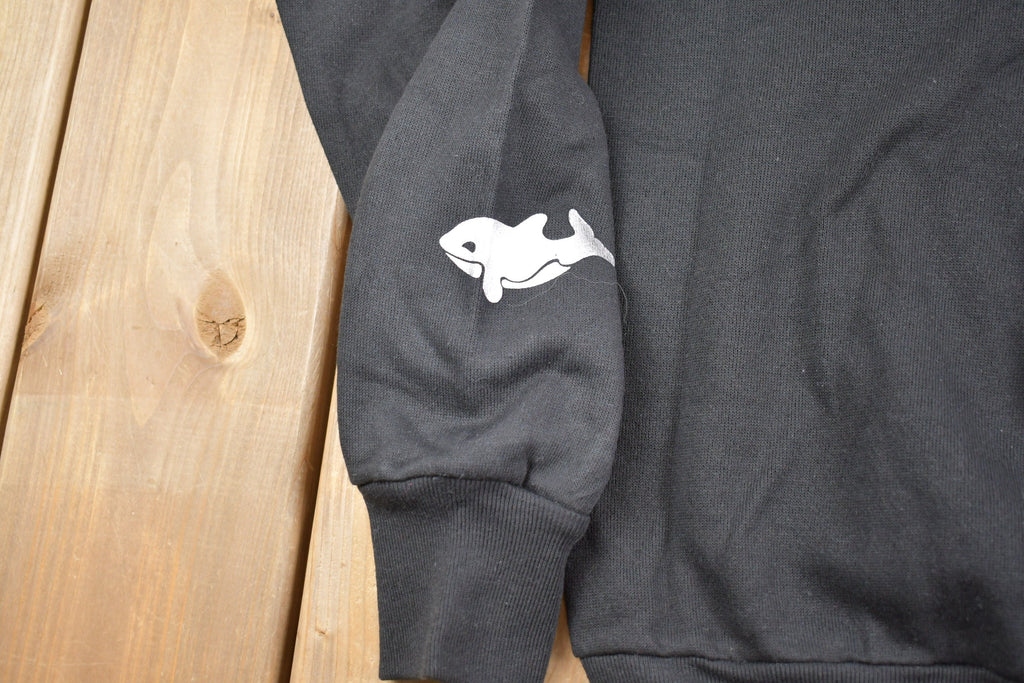 Vintage 1990s Cute Killer Whale Crewneck Sweater