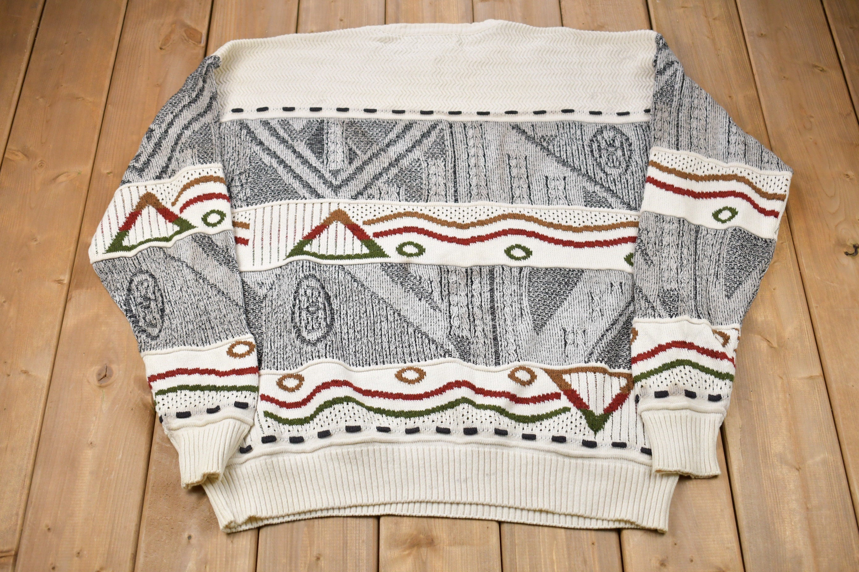 Vintage 1980s London Fog Made In USA Knitted Sweater