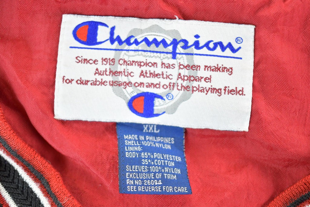 Vintage Y2K Champion Mustangs Windbreaker Crewneck Sweatshirt Mens XXL