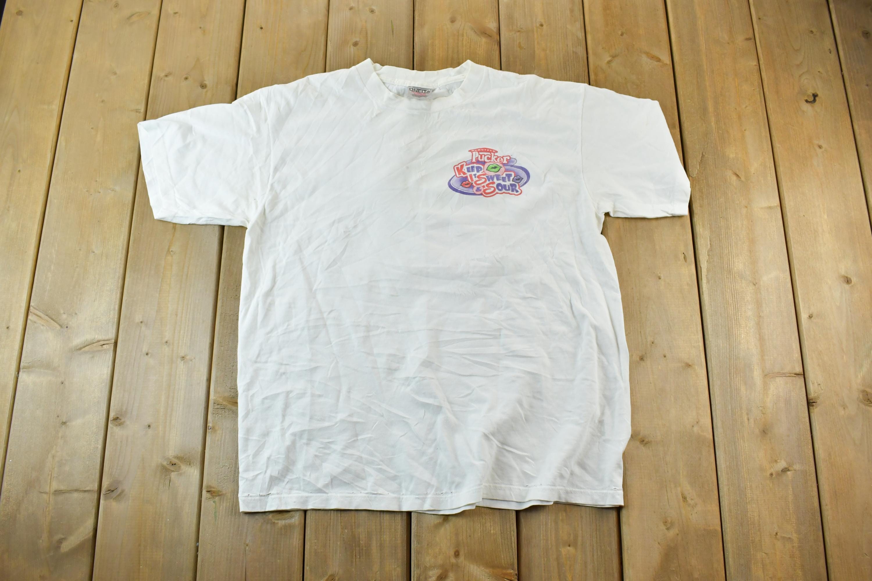 Vintage 1990s Pucker Up Single Stitch Watermelon T-Shirt