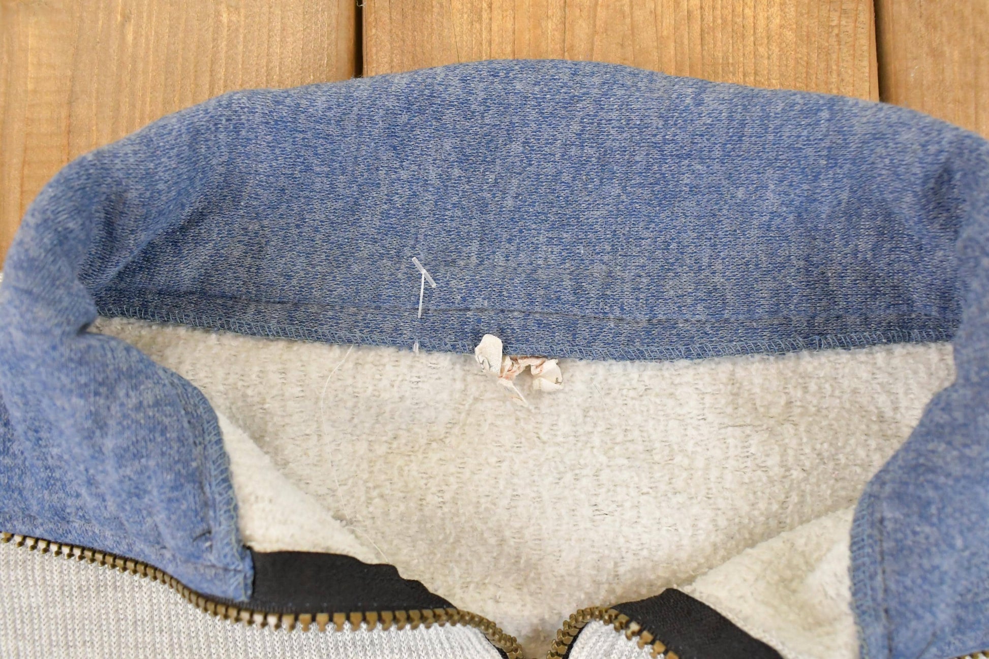 Vintage 1990s Alaska Polar Bear Quarter Zip Graphic Print Sweatshirt Mens L